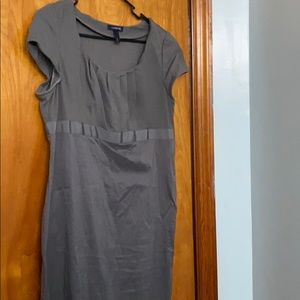 Lands end dress...gray...size 12